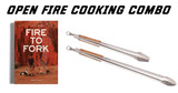 Donkey Long Tongs Open Fire Cooking Combo 