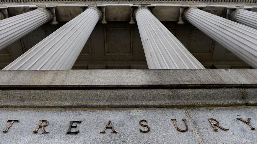 An exterior view of the building of US Department of the Treasury is seen on March 27, 2020 in Washington, DC. (Photo by Olivier DOULIERY / AFP) (Photo by OLIVIER DOULIERY/AFP via Getty Images)