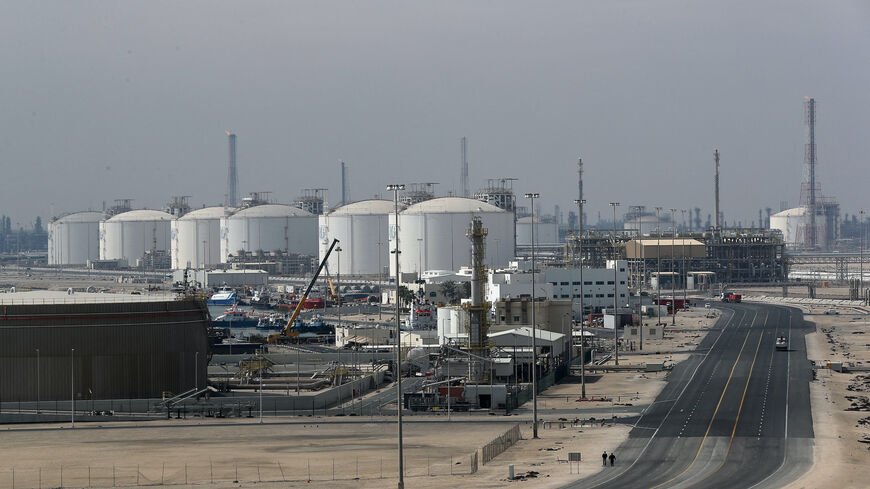 A picture shows the Ras Laffan Industrial City, Qatar's principal site for production of liquefied natural gas and gas-to-liquid, administrated by Qatar Petroleum, some 80 kilometers (50 miles) north of the capital Doha, on February 6, 2017. - The head of energy giant Qatar Petroleum has shrugged off fears that any potential protectionist policies pursued by US President Donald Trump would impact on global oil and gas markets. Saad Al-Kaabi -- who heads state-owned QP, the largest exporter of Liquid Natural