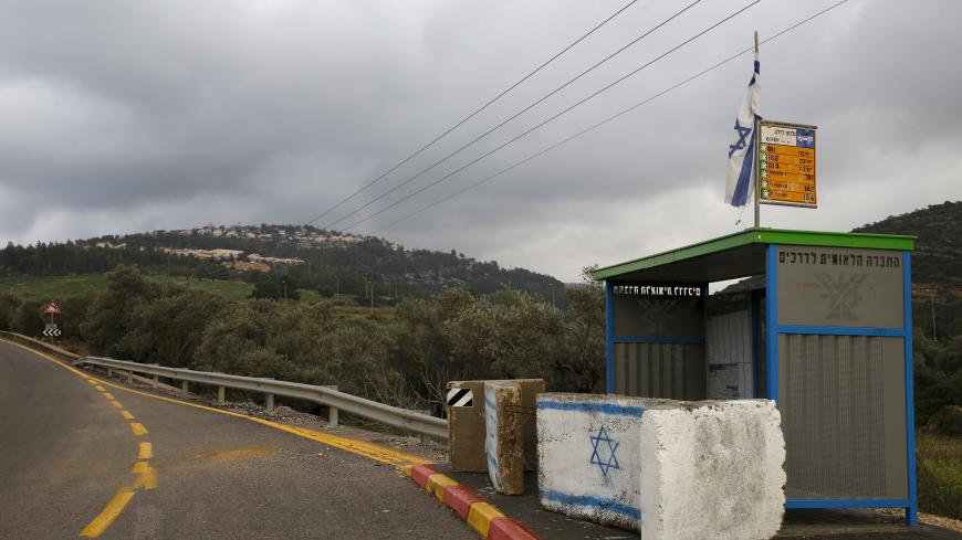 A general view shows a road leading to the Jewish West Bank settlement of Dolev where rental properties listed on Airbnb are offered February 23, 2016.    REUTERS/Baz Ratner - GF10000320052